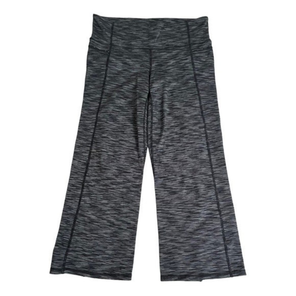 Athleta Womens Gray Space Dye Energy Power Up Capri Pants Size Medium - Picture 3 of 9